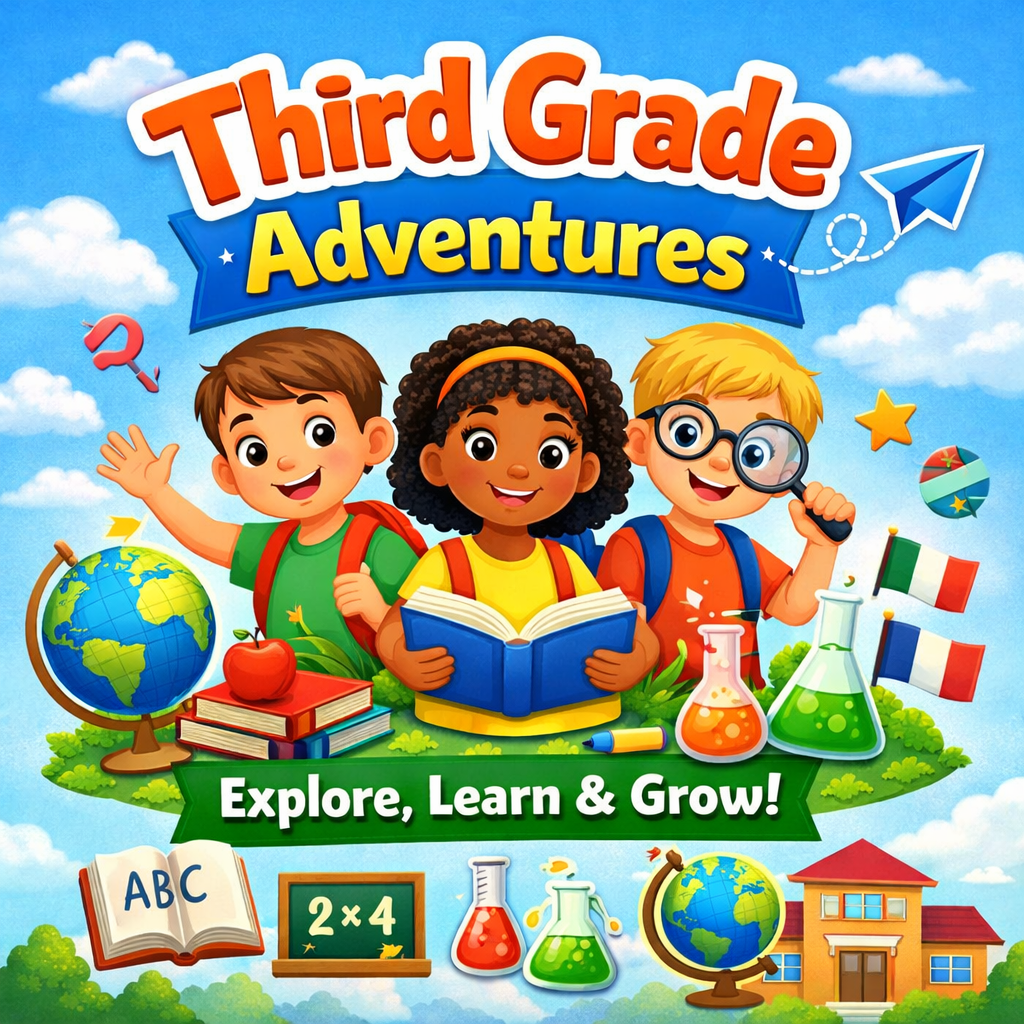 Third Grade Core Curriculum (Full Year: Semester 1 & Semester 2)